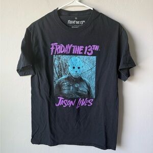 Friday the 13th Jason Lives Black Tee